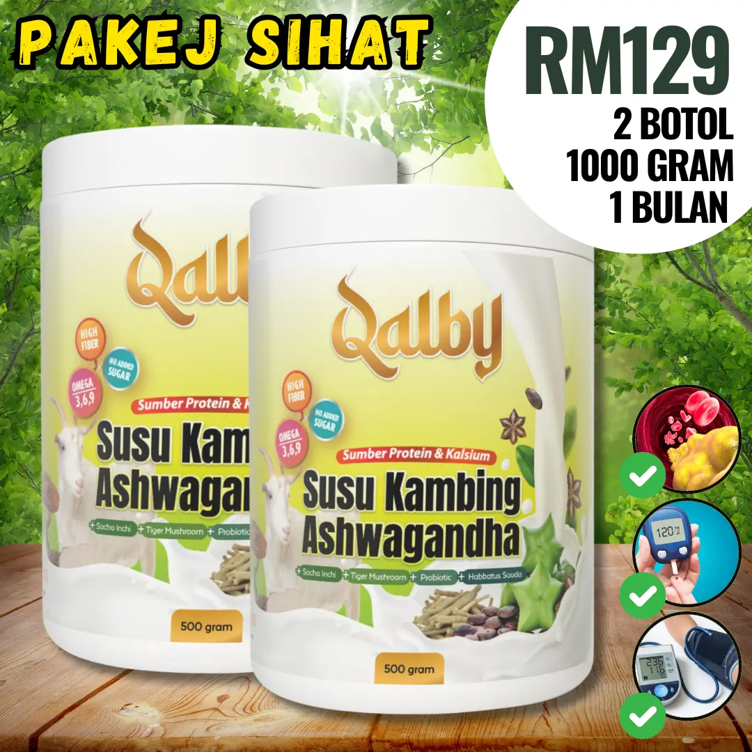 2x Susu Kambing Qalby